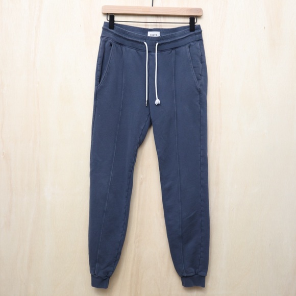 MATE Organic Cotton Joggers Blue XS - Picture 2 of 5